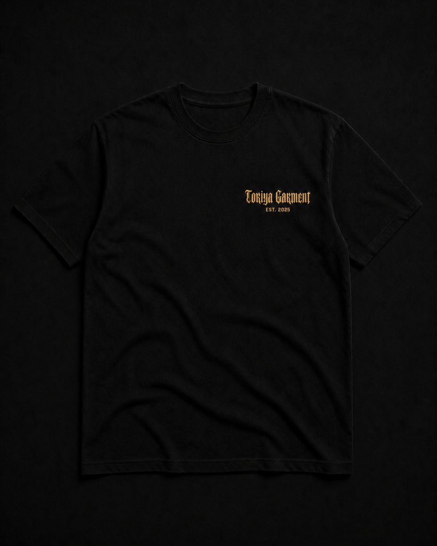 BLACK TEE GOLD
